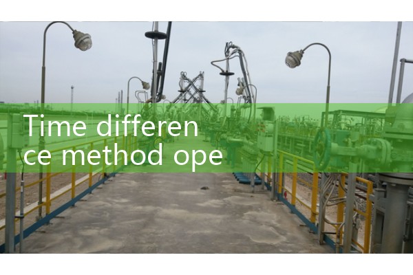 Time difference method open channel flowmeter